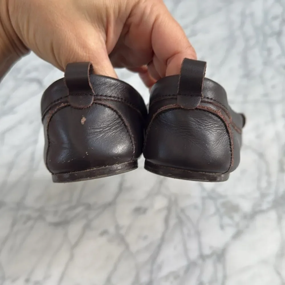 Janie & Jack Leather Penny Loafers Sz 13